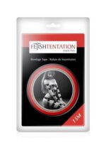 Скотч для бондажа Fetish Tentation Red (15 м), не липне до шкіри і волосків, тільки сам до себе - Зображення 3
