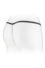 Трусики-стрінги з перлинною ниткою Fashion Secret VENUSINA Black - Зображення 2