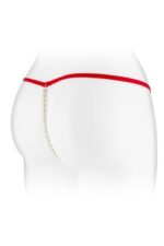 Трусики-стрінги з перлинною ниткою Fashion Secret VENUSINA Red - Зображення 2