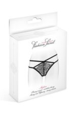Трусики-стрінги Fashion Secret MYLENE Black з подвійною лінією стегна - Зображення 3