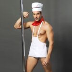 Чоловічий еротичний костюм кухаря "Умілий Джек" One Size: сліпи, фартух, хустка і ковпак - Зображення 3