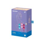Вагінальні кульки Satisfyer V Balls (3 пари), діаметр 3,4 см, маса 79-114-150г, монолітні - Зображення 4