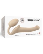 Безремінний страпон Strap-On-Me Flesh S, повністю регульований, діаметр 2,7см - Зображення 3