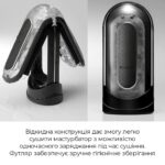 Вібромастурбатор Tenga Flip Zero Electronic Vibration Black, змінна інтенсивність, розкладний - Зображення 6
