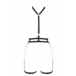 Портупея-стрепи з подвійним ремінцем Passion Exclusive DENIRA XXL/XXXL, black - Зображення 5
