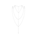 Ланцюжок для спини Bijoux Indiscrets Magnifique Back and Cleavage Chain - Silver, прикраса для тіла