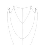 Ланцюжок для спини Bijoux Indiscrets Magnifique Back and Cleavage Chain - Silver, прикраса для тіла - Зображення 2