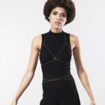 Ланцюжок портупея Bijoux Indiscrets Magnifique Bra Chain - Gold, прикраса на тіло - Зображення 6