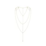Ланцюжок для спини Bijoux Indiscrets Magnifique Back and Cleavage Chain - Gold, прикраса для тіла