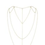 Ланцюжок для спини Bijoux Indiscrets Magnifique Back and Cleavage Chain - Gold, прикраса для тіла - Зображення 2