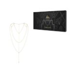 Ланцюжок для спини Bijoux Indiscrets Magnifique Back and Cleavage Chain - Gold, прикраса для тіла - Зображення 4
