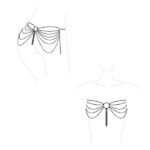 Ланцюжок трусики або ліф Bijoux Indiscrets Magnifique Waist Chain - silver, прикраса на тіло - Зображення 6