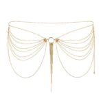 Ланцюжок на трусики або ліф Bijoux Indiscrets MAGNIFIQUE Waist Chain - Gold, прикраса на тіло