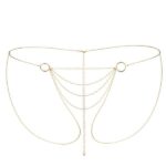 Ланцюжок-трусики Bijoux Indiscrets Magnifique Bikini Chain – Gold, прикраса для тіла - Зображення 2