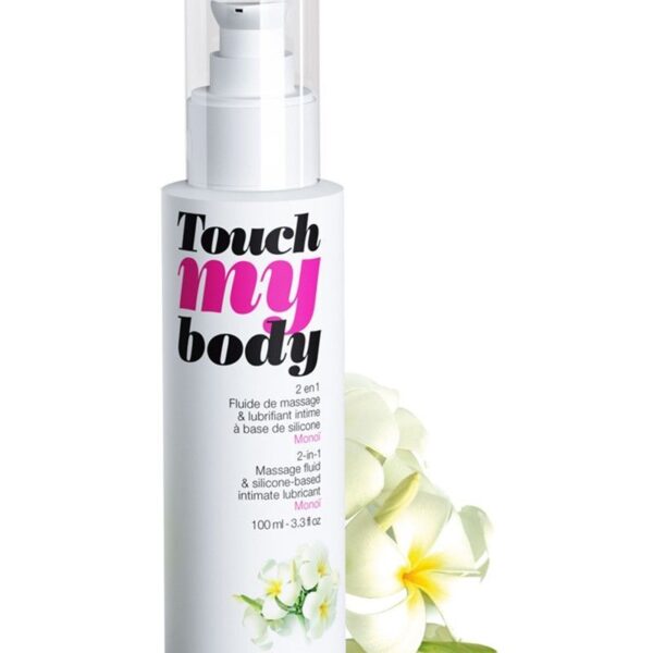 Масажний гель і змазка 2-в-1 Love To Love TOUCH MY BODY Monoi (100 мл) зволожуючий