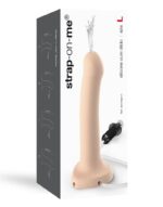 Фалоімітатор, що кінчає Strap-On-Me Dildo Cum Flesh, діаметр 3,6 см, силікон, насадка для страпону - Зображення 6