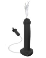 Фалоімітатор, що кінчає Strap-On-Me Dildo Cum Black, діаметр 3,6 см, силікон, насадка для страпону - Зображення 2