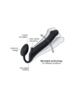 Безремінний страпон Strap-On-Me Violet M, повністю регульований, діаметр 3,3 см - Зображення 4