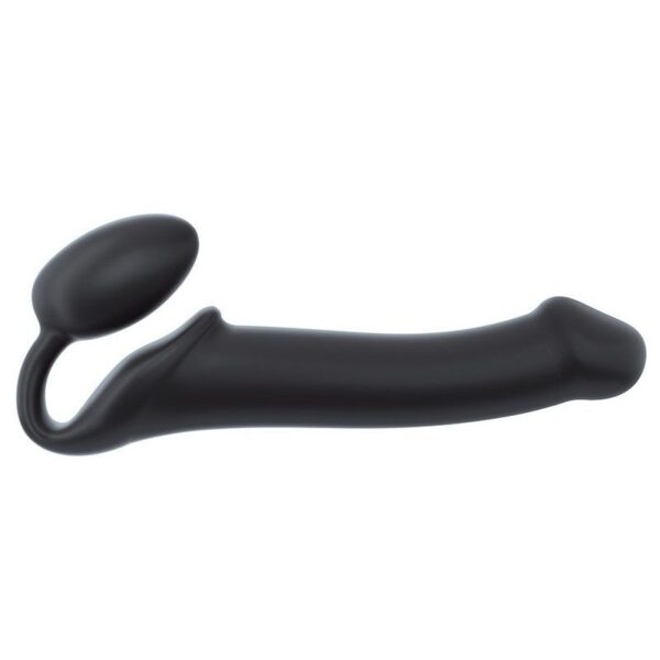 Безремінний страпон Strap-On-Me Black XL, повністю регульований, діаметр 4,5 см