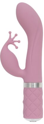 Розкішний вібратор-кролик Pillow Talk - Kinky Pink з кристалом Сваровські, потужний - Зображення 11
