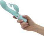 Розкішний вібратор-кролик Pillow Talk - Kinky Teal з кристалом Сваровські, потужний - Зображення 3