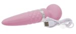 Вібромасажер 2в1 PILLOW TALK - Sultry Pink, класичний масажер і вібратор з ротацією, підігрів - Зображення 10