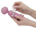 Вібромасажер 2в1 PILLOW TALK - Sultry Pink, класичний масажер і вібратор з ротацією, підігрів - Зображення 9