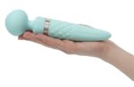 Вібромасажер 2в1 PILLOW TALK - Sultry Teal, класичний масажер і вібратор з ротацією, підігрів - Зображення 6