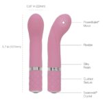 Розкішний вібратор Pillow Talk - Racy Pink з кристалом Сваровські для точки G, подарункове паковання - Зображення 8