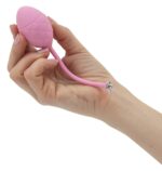 Розкішні вагінальні кульки PILLOW TALK - Frisky Pink з кристалом, діаметр 3,2 см, вага 49-75гр - Зображення 3