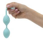 Розкішні вагінальні кульки PILLOW TALK - Frisky Teal з кристалом, діаметр 3,2 см, вага 49-75 гр - Зображення 2