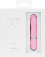 Розкішний вібратор PILLOW TALK - Flirty Pink з кристалом Сваровські, гнучка головка - Зображення 8