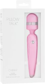 Розкішний вібромасажер PILLOW TALK - Cheeky Pink з кристалом Swarovsky, плавне підвищення потужності - Зображення 5