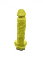 Крафтове мило-член із присоскою Чистый Кайф Yellow size XL, натуральне - Зображення 3