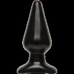 Анальна пробка Doc Johnson Smooth Classic Large - Black, макс. діаметр 5,7 см