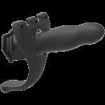 Набір для страпона з вібрацією Doc Johnson Body Extensions - BE Naughty - Black - Зображення 4