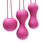 Набір вагінальних кульок Je Joue - Ami Fuchsia, діаметр 3,8-3,3-2,7см, вага 54-71-100гр - Зображення 3