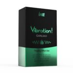 Рідкий вібратор Intt Vibration Ganjah (15 мл), густий гель, незвичайний смак, діє до 30 хвилин - Зображення 3