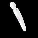Вібромасажер Satisfyer Wand-er Woman (White/Chrome), водонепроникний, потужний, розмір XXL - Зображення 2