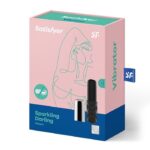 Потужний міні-вібратор Satisfyer Sparkling Darling Silver зі знімним ковпачком, 15 режимів роботи - Зображення 5