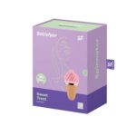 Морозиво-спінатор Satisfyer Lay-On - Sweet Treat Pink/Brown, 10 режимів роботи, водонепроникний - Зображення 2
