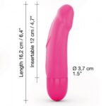 Вібратор Dorcel Real Vibration S Magenta 2.0, діаметр 3,7см, перезаряджається, для точки G - Зображення 5