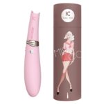 Вакуумний стимулятор з вібрацією KISTOY Miss CC Pink, можна використовувати як вібратор, діам. 3,6см - Зображення 4