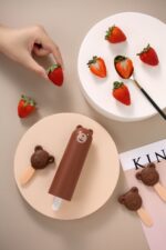Вібратор KISTOY Mr.Ted, реалістичний вібратор під виглядом морозива, діаметр 4,3 см - Зображення 9