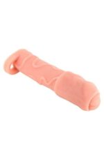 Насадка на член Real Body — Real Extender DICKY із закритою головкою та кільцем для мошонки - Зображення 2