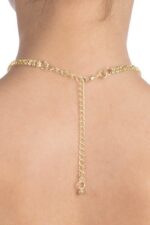 Кольє зі стразами Bijoux Pour Toi - Audrey Gold - Зображення 2