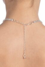 Кольє зі стразами Bijoux Pour Toi - Audrey Silver - Зображення 2