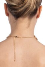 Кольє зі стразами Bijoux Pour Toi - Emma Gold - Зображення 2