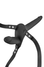 Подвійний страпон Fetish Tentation Strap-On with Double Dildo Black - Зображення 2