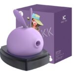 Вакуумний стимулятор з вібрацією KISTOY Miss KK Purple - Зображення 4